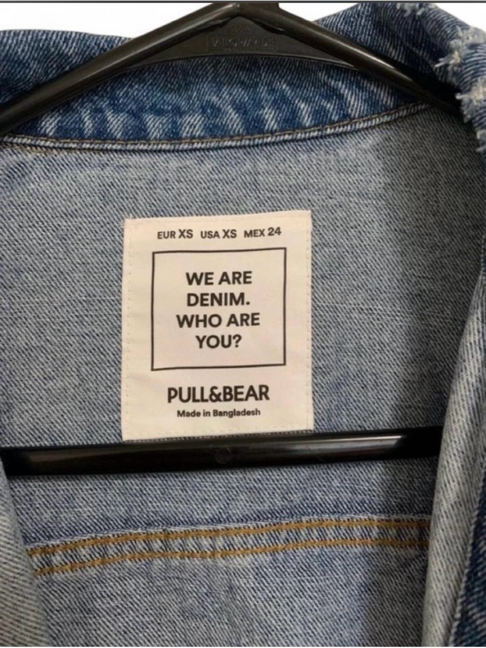 Pull&Bear Distressed Denim Jacket - Picture 8 of 8